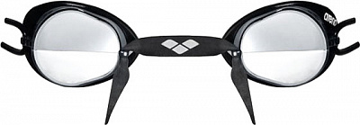 Окуляри для плавання Arena SWEDIX MIRROR 92399-55 універсальний чорний із сріблястим