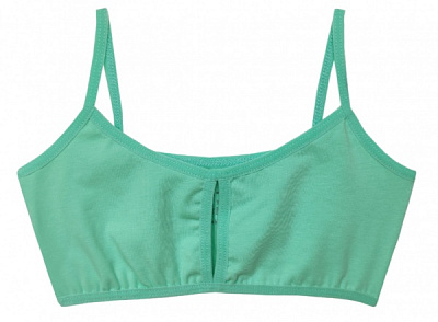 Топ KOSTA для девочки р.122–128 возраст от 6 лет зеленый 2128-6