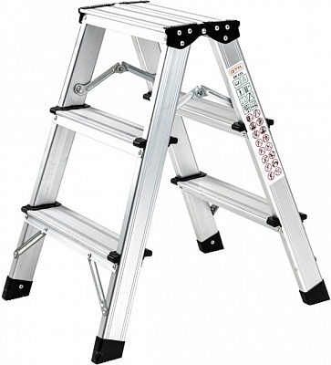 Драбина-стрем’янка GTM двостороння 2x3 KMH1203 (39696)