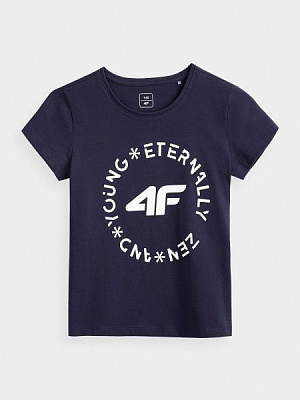 Футболка 4F NOSDJ-JTSD200A-30S 164 синій