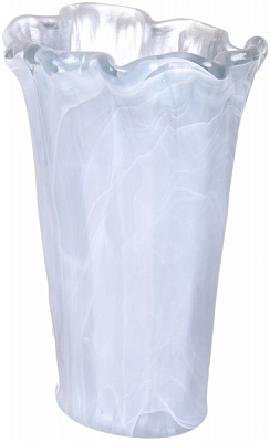 Ваза Antonio Tammaro Airone 36 см Срібно-біла