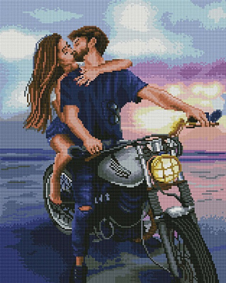 Алмазная мозаика Адреналин любви 40x50 см DBS0007 Brushme 