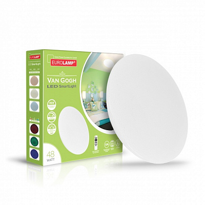 Світильник світлодіодний Eurolamp Van Gogh 38 см 48 Вт білий LED-SL-48W-N17(RGB)