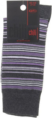 Носки мужские CHILI CHILI ELEGANCE 163 полоса р. 25-26 синий 