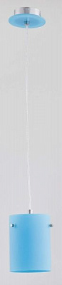 Люстра підвісна ALFA Tedy L 1x60 Вт E27 синій 9155