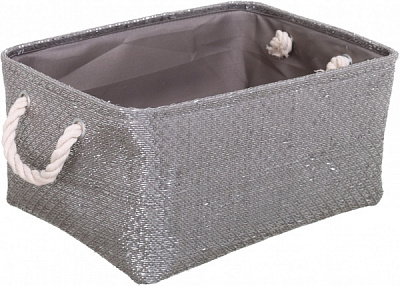 Кошик Dark Silver 40х30х20 см сірий
