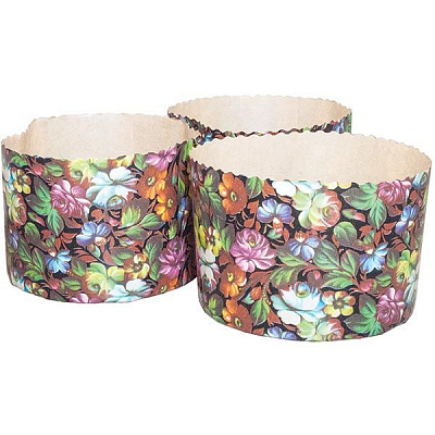 Форма паперова для паски в асортименті 60x70 мм