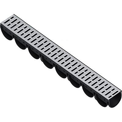 Лоток Standartpark ЛВ-10.14.10-ПП пластиковий з решіткою сталевою оцинкованою кл.А