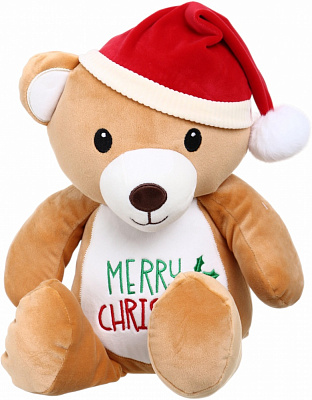 Мягкая игрушка HW плюшевая Рождественская Ведмідь бежевый DT240638-12.5“