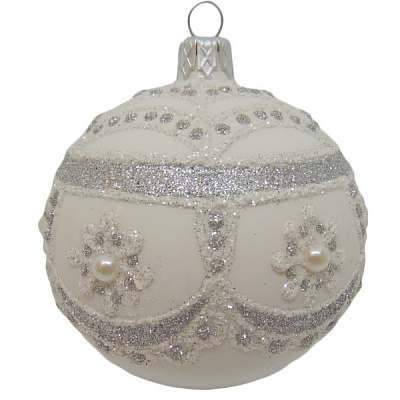 Шар новогодний d80 ажур 9568 