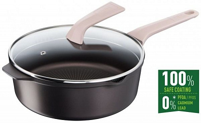 Сотейник із кришкою 26 см Flavour E2343355 Tefal