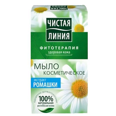 Мило косметичне Чиста Лінія Ромашка 80 г