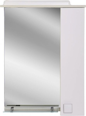 Зеркало со шкафчиком Мойдодыр Домино З-60 Плюс бежевое 