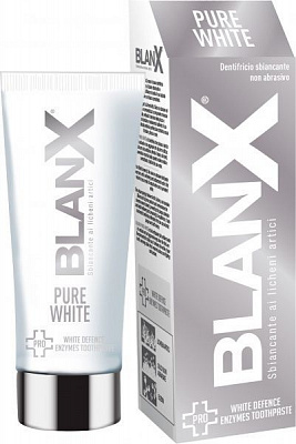 Зубна паста Blanx Pro Pure White з ензимами 75 мл 126 г
