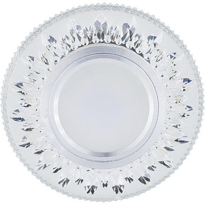 Світильник точковий LightMaster 2 шт./уп. із LED-підсвіткою CL7088 MR16 GU5.3 прозорий/хром