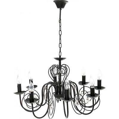 Люстра Victoria Lighting Luce/SP8 черная