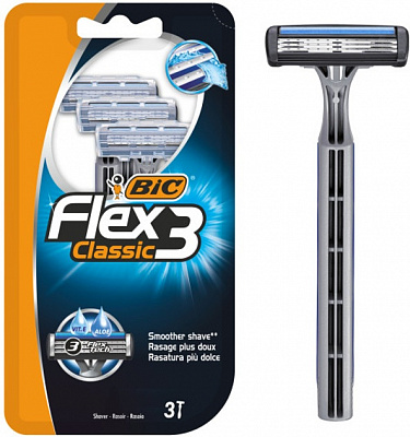 Станок для бритья BIC Flex 3 Classic 3 шт.