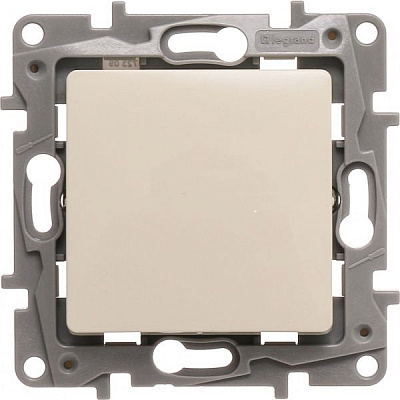 Перемикач перехресний одноклавішний Legrand Etika без підсвітки 10 А 250В слонова кістка 672309