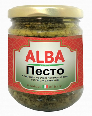 Соус ALBA FOOD Песто 212 мл