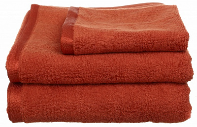 Рушник махровий Glossy 50x90 см червоний Texpol