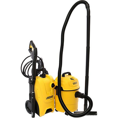 Комплект Karcher мини-мойка K4 Compact + пылесос WD 9.610-818.0