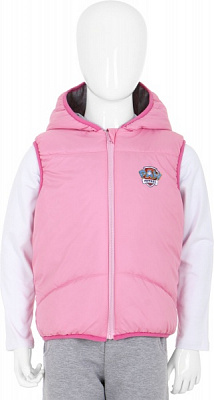 Жилет дитячий для дівчинки Соня з капюшоном р.104 світло-рожевий Н0107