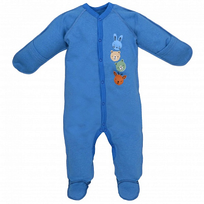 Комбинезон для мальчика Татошка р.56 синий с рисунком 1502353міс 