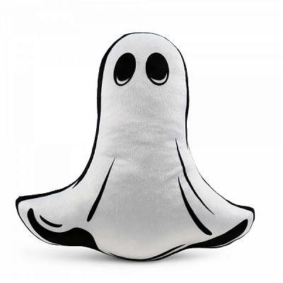 Подушка декоративная Привидение Бу (FWPGHOSTBOO23WT00) 42,5 см бело-серый WP Merchandise 