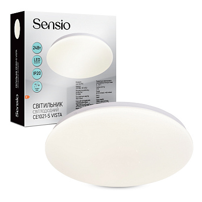Светильник светодиодный Sensio белый 5000 К CE1021-S 24W VISTA