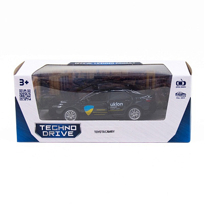 Автомодель TechnoDrive 1:32 Toyota Camry Uklon (черный) 250292
