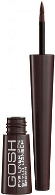 Подводка для глаз Gosh Liquid eyeliner brown 2,5 мл