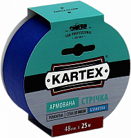 Армированная лента KARTEX 48 мм 25 м голубой
