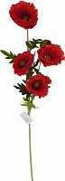 Растение декоративное Ветка мака искусственная 1913 Цветы от королевы