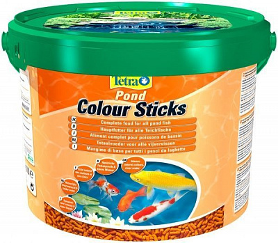 Корм Tetra Pond Colour Sticks 10 л