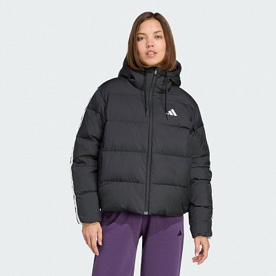 Пуховик жіночий зимовий Adidas W Ess 3S P D Ho JW3429 р.S чорний