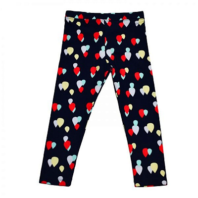 Лосины для девочек Lovetti 8424 р.128 черный 