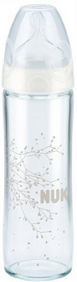 Бутылочка Nuk New Classic 240 мл + силиконовая соска