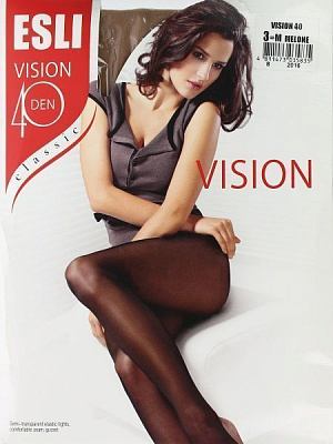 Колготки женские ESLI VISION 40 melone р. 3 светло-бежевый 