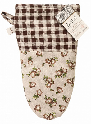 Рукавиця Lucy квітка 21x36 см коричневий La Nuit