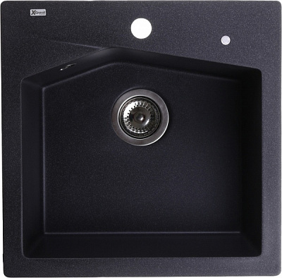 Мийка для кухні Metalac X-granit Linea 50 чорна 189151
