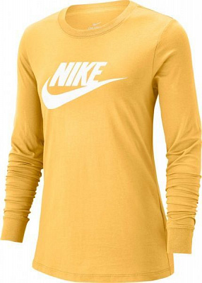 Футболка Nike W NSW TEE ESSNTL LS ICON FTRA BV6171-795 L желтый
