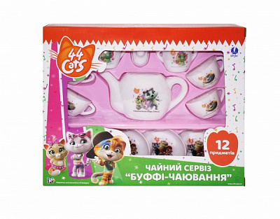 Набор 44 CATS Чайный сервиз Буффи-чаепитие 12 предметов 121899