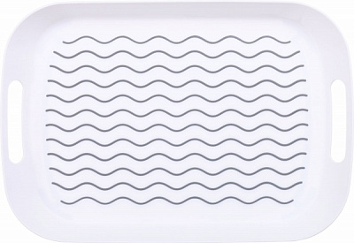 Таця Blanco з антиковзкою вставкою 44,5x29,5x5 см Flamberg