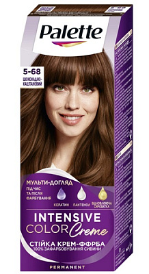 Краска для волос Palette Intensive Color Creme (Интенсивный цвет) 5-68 (R4) каштан 110 мл