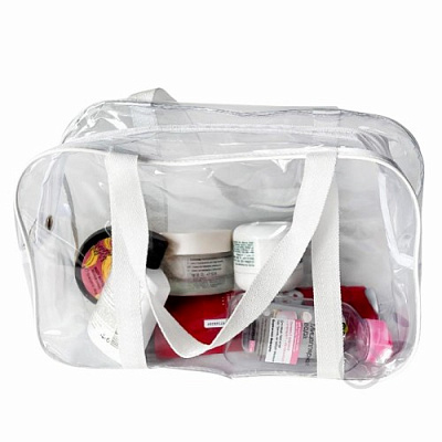 Косметичка Organize Washbag прозрачная р.М