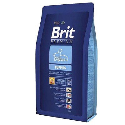 Корм Brit Premium Puppies 3 кг 
