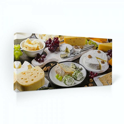 Репродукція Їжа та напої Сири 00044 96x48 см