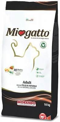 Корм Morando MioGatto Adult with Chicken для дорослих кішок, з куркою 10 кг