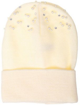 Шапочка дитяча для дівчинки Kraft+ 2690 р.52 молочний