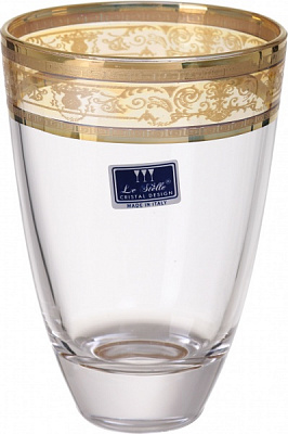 Набор стаканов высоких Ludovica Melania Gold 378 мл 6 шт. Vema 